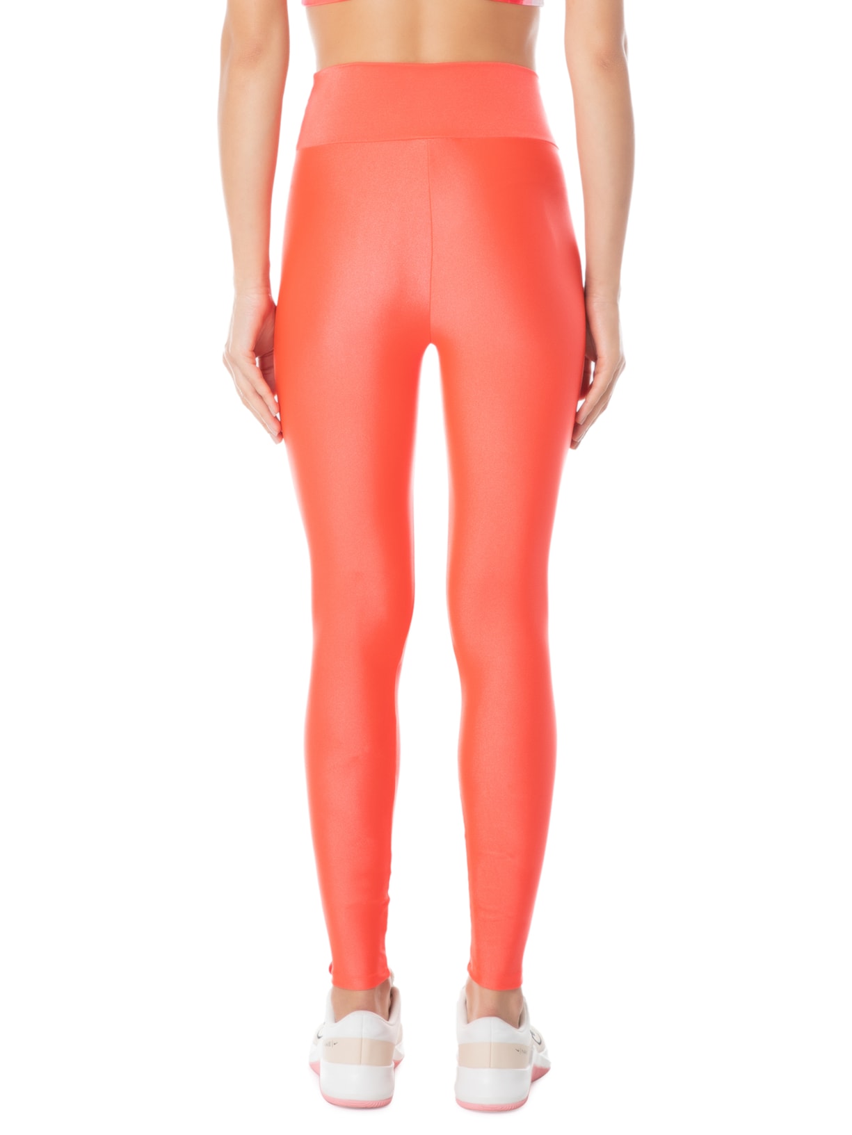 Calça Feminina Legging Lisa Laranja Body For Sure