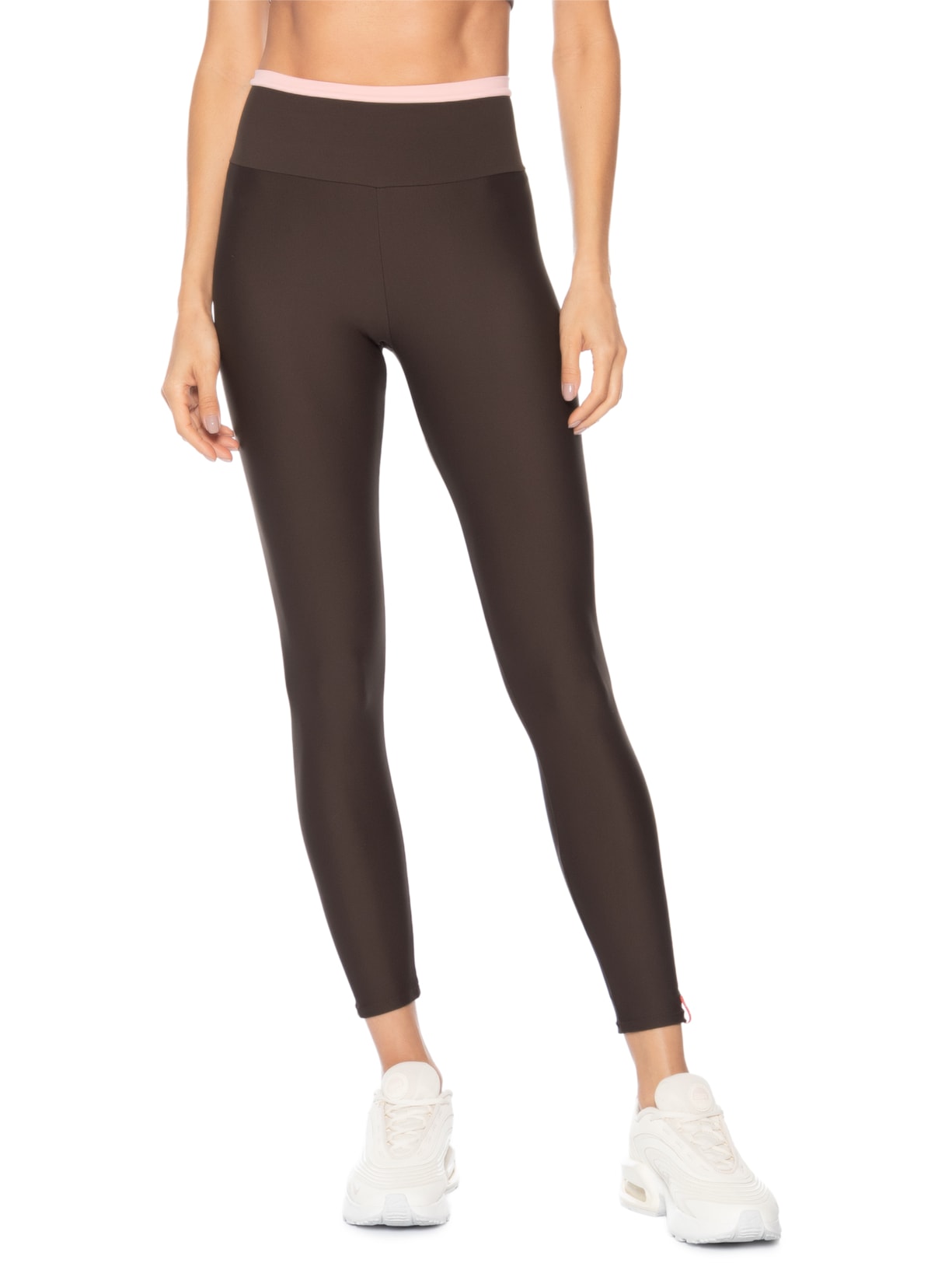 Calça Feminina Legging Lisa Peach Active Soul Marrom Body For Sure