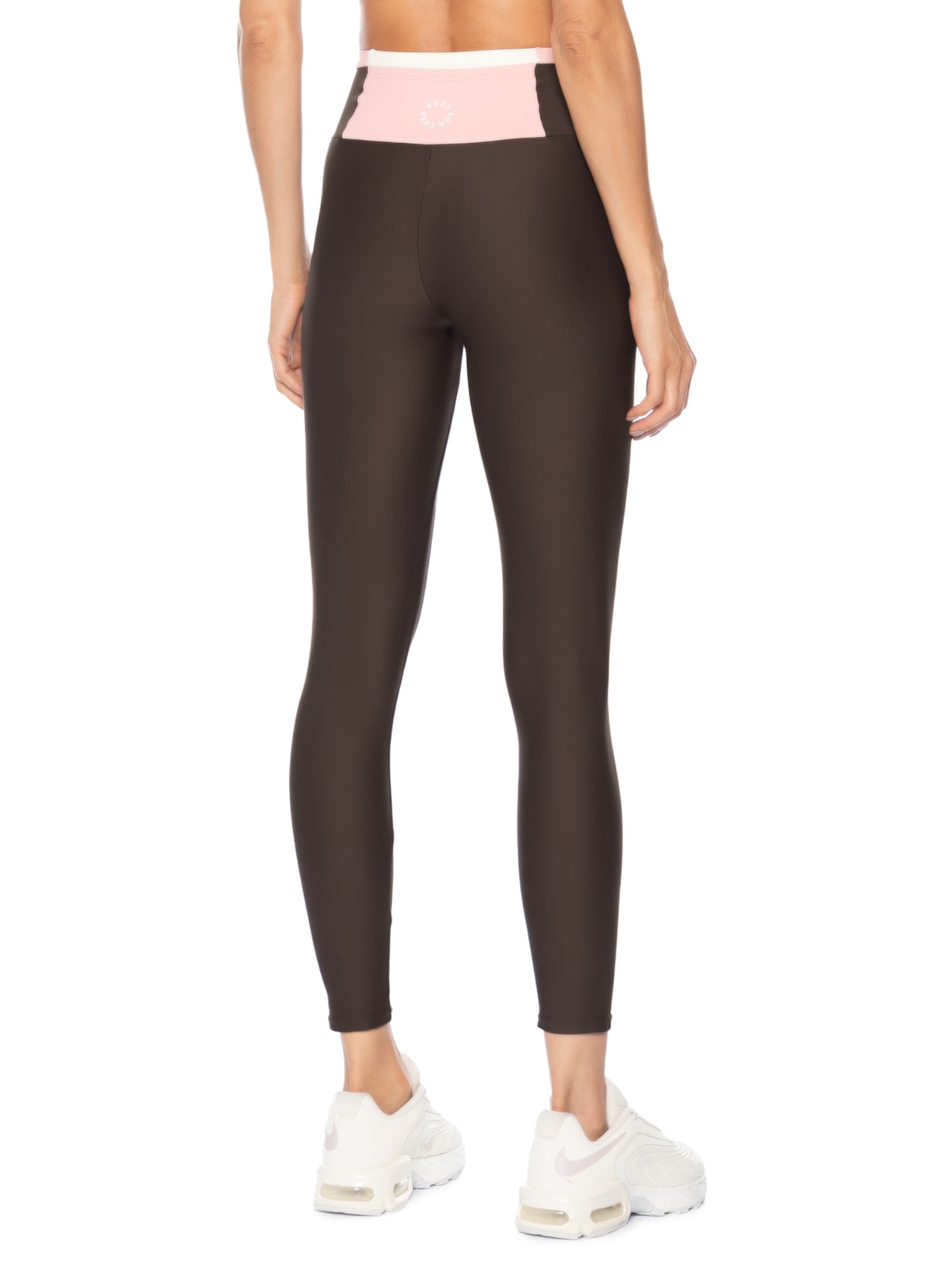 Calça Feminina Legging Lisa Peach Active Soul Marrom Body For Sure
