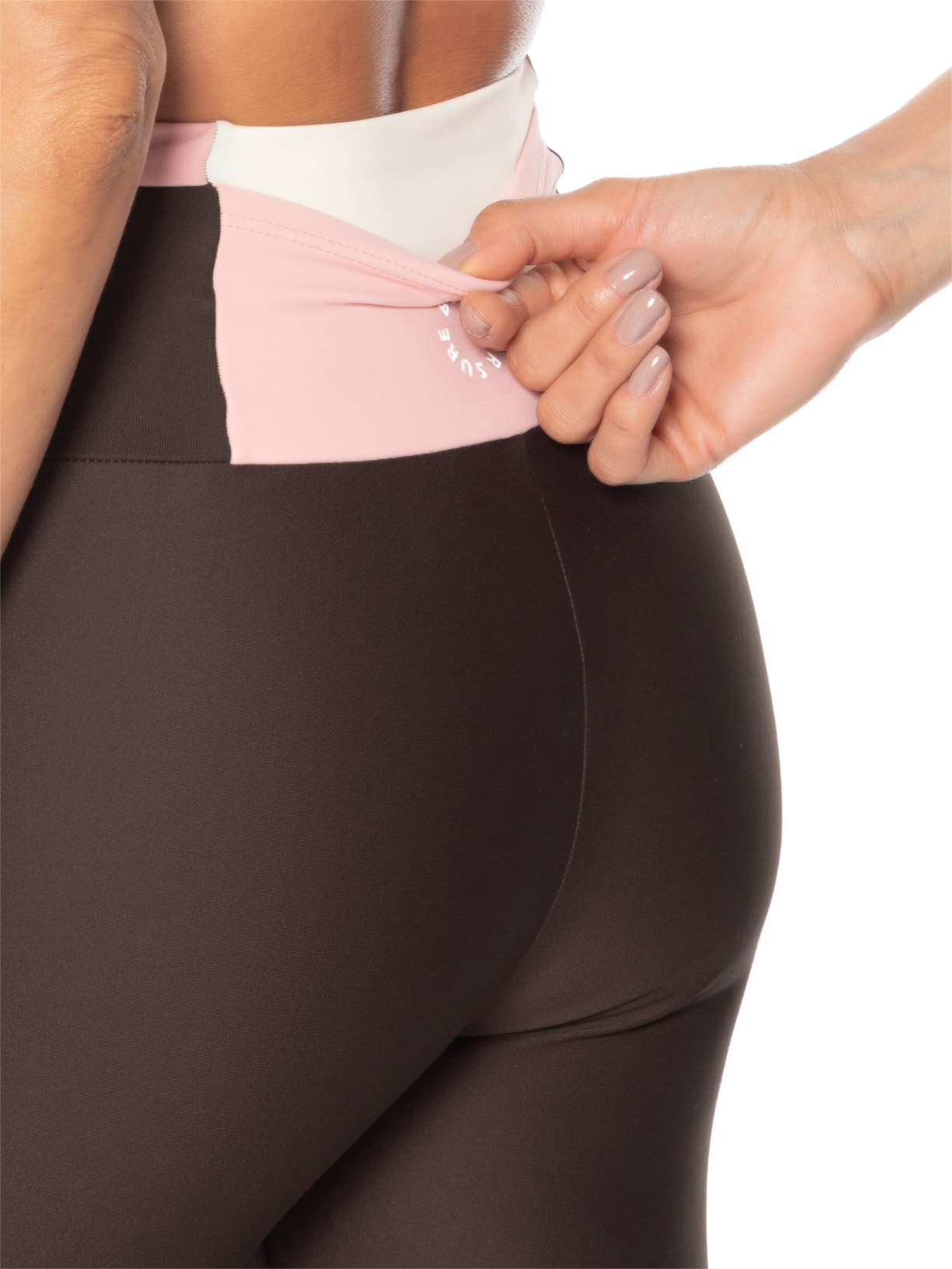 Calça Feminina Legging Lisa Peach Active Soul Marrom Body For Sure