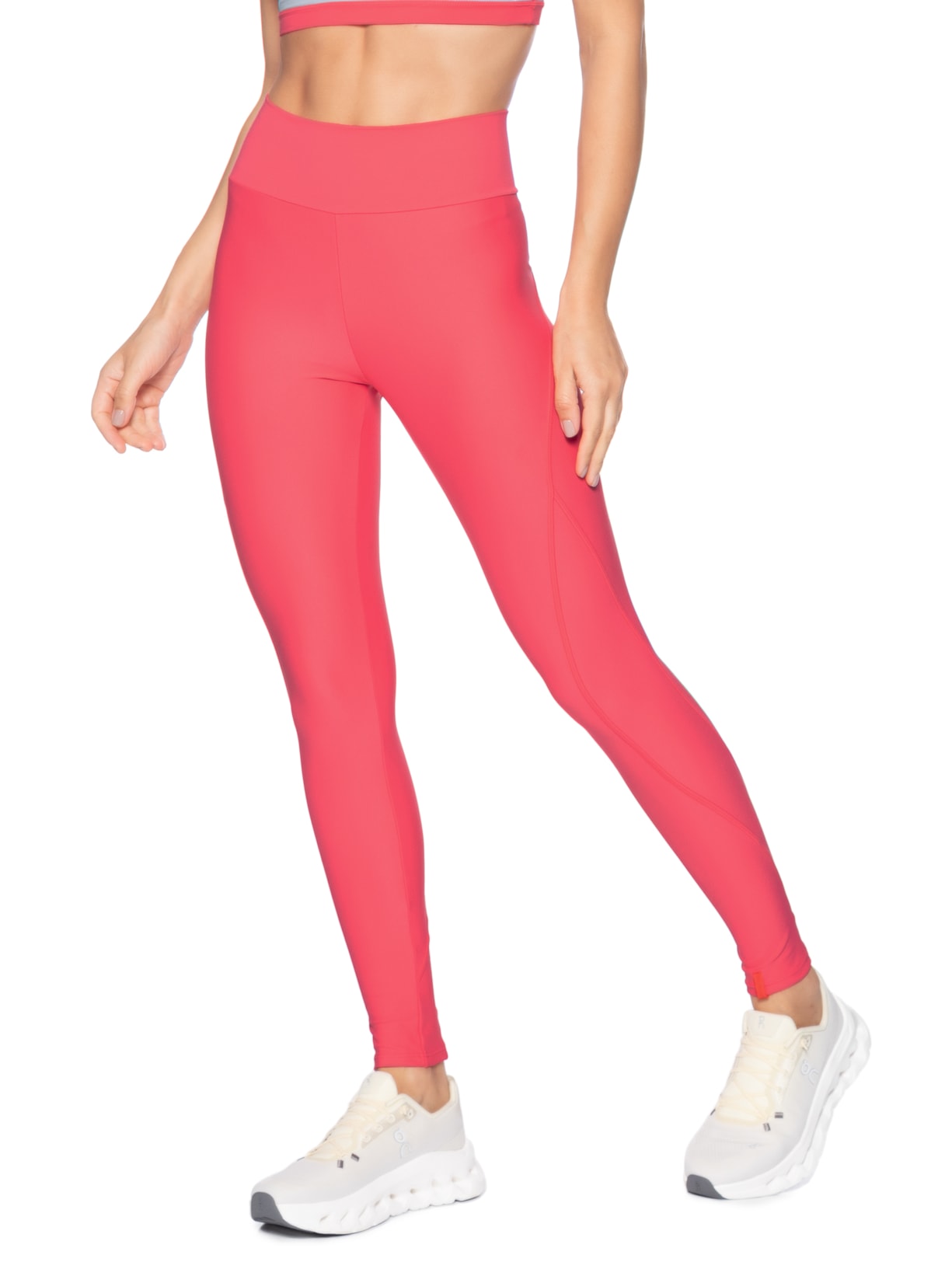 Calça Feminina Legging Lisa Pulse Rosa Body For Sure