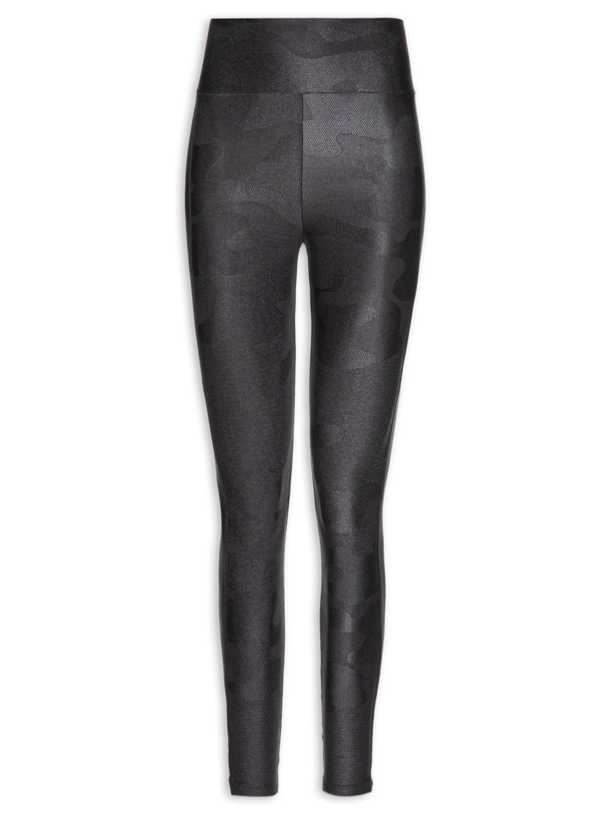 Calça Feminina Legging Lisa Texturizado - Cinza