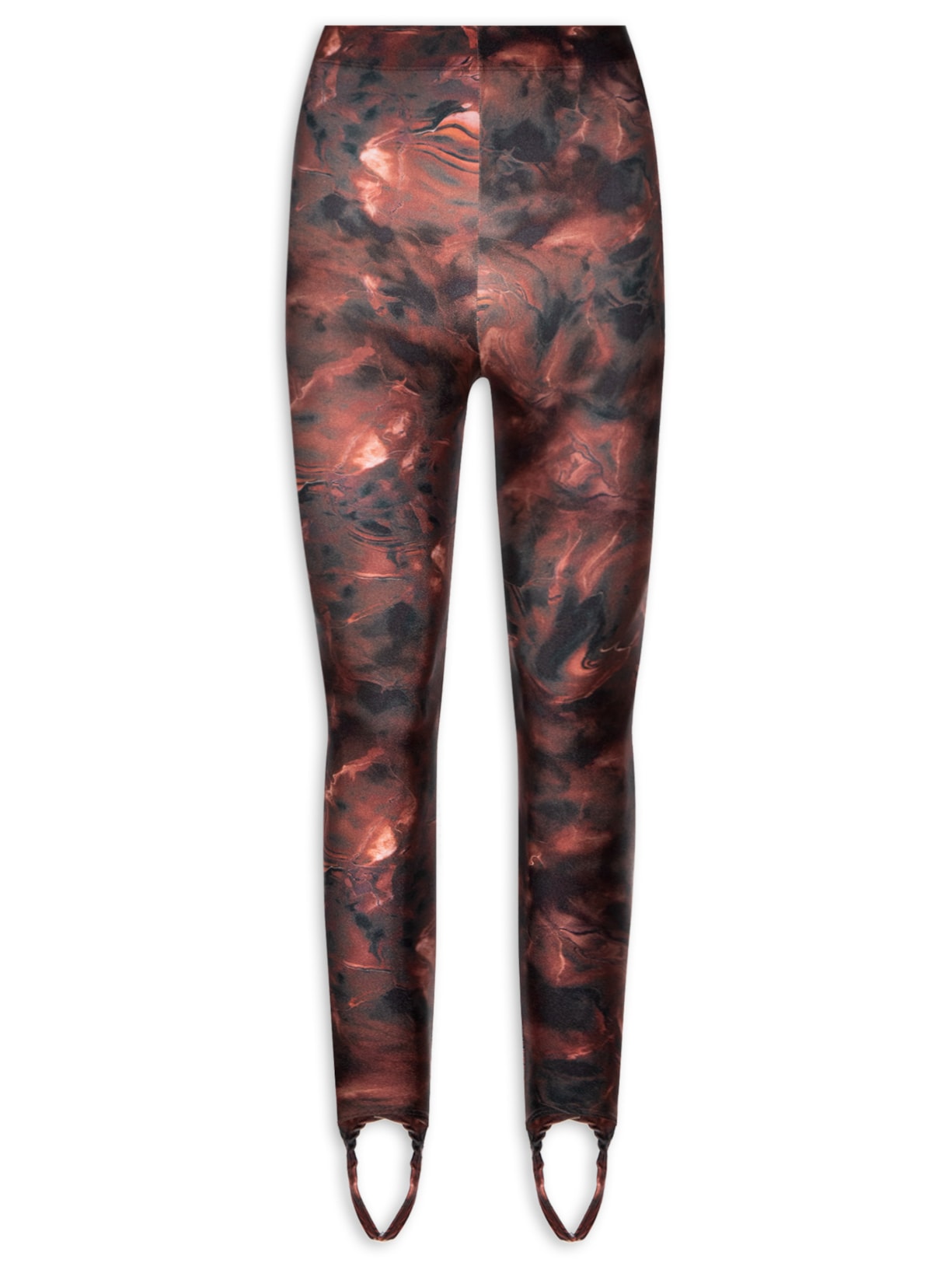 Calça Feminina Legging Lycra Pedras - Marrom