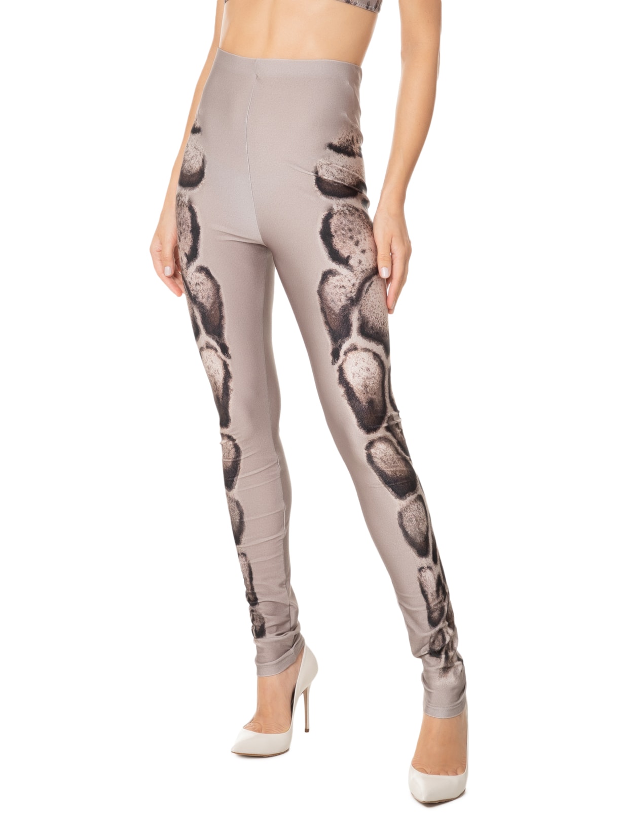 Calça Feminina Legging Marrom Yukio