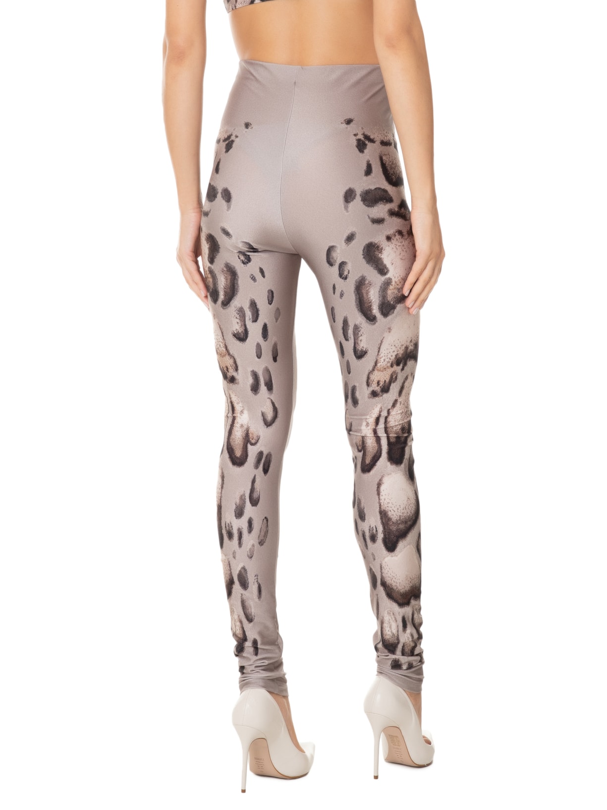 Calça Feminina Legging Marrom Yukio