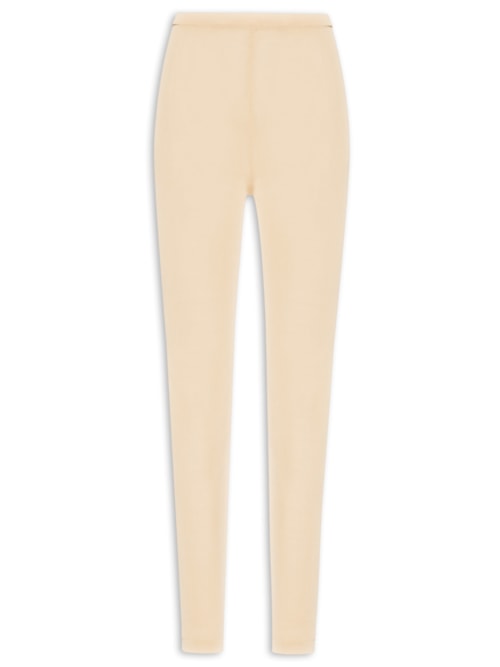 Calça Feminina Legging Meia Sitr-Up - Bege