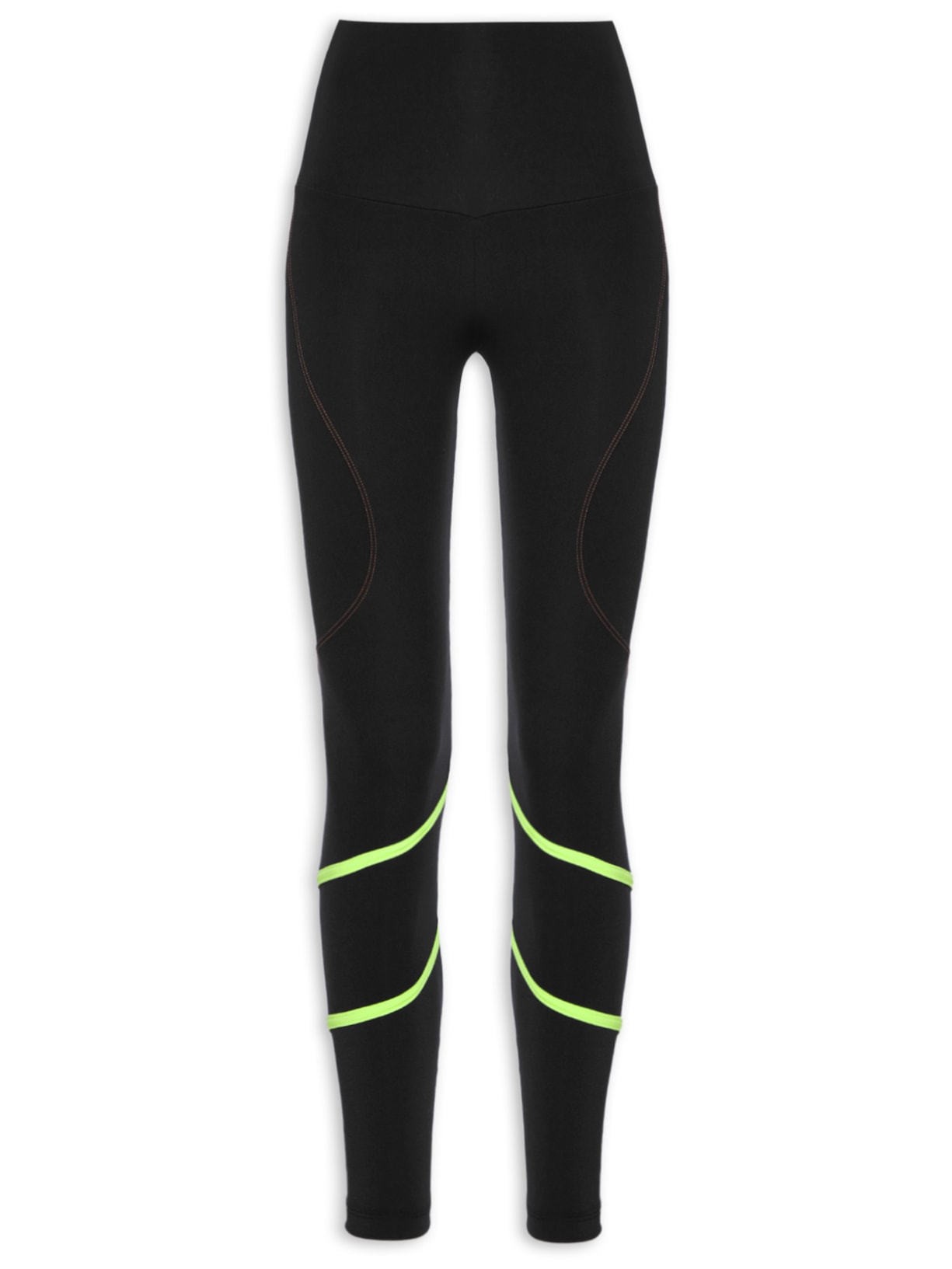 Calça Feminina Legging Neon - Preto