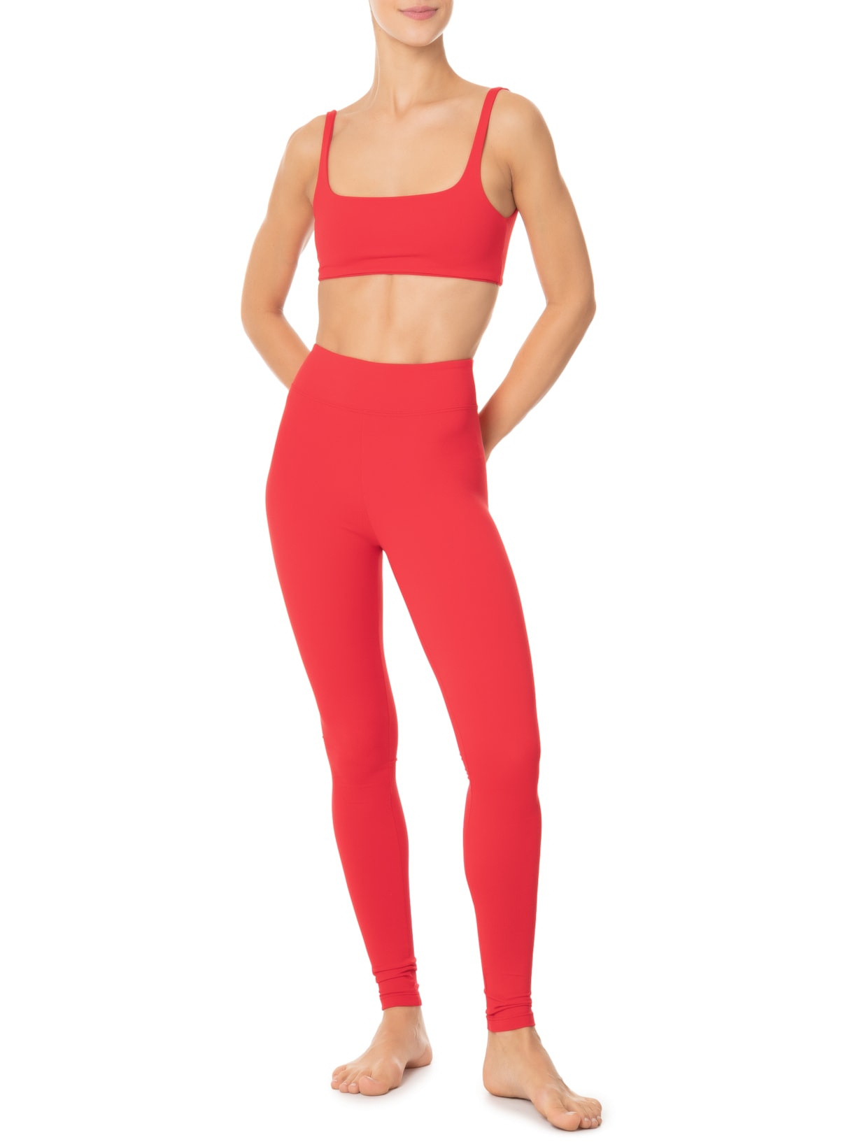 Calça Feminina Legging Nó Vermelho Inhale