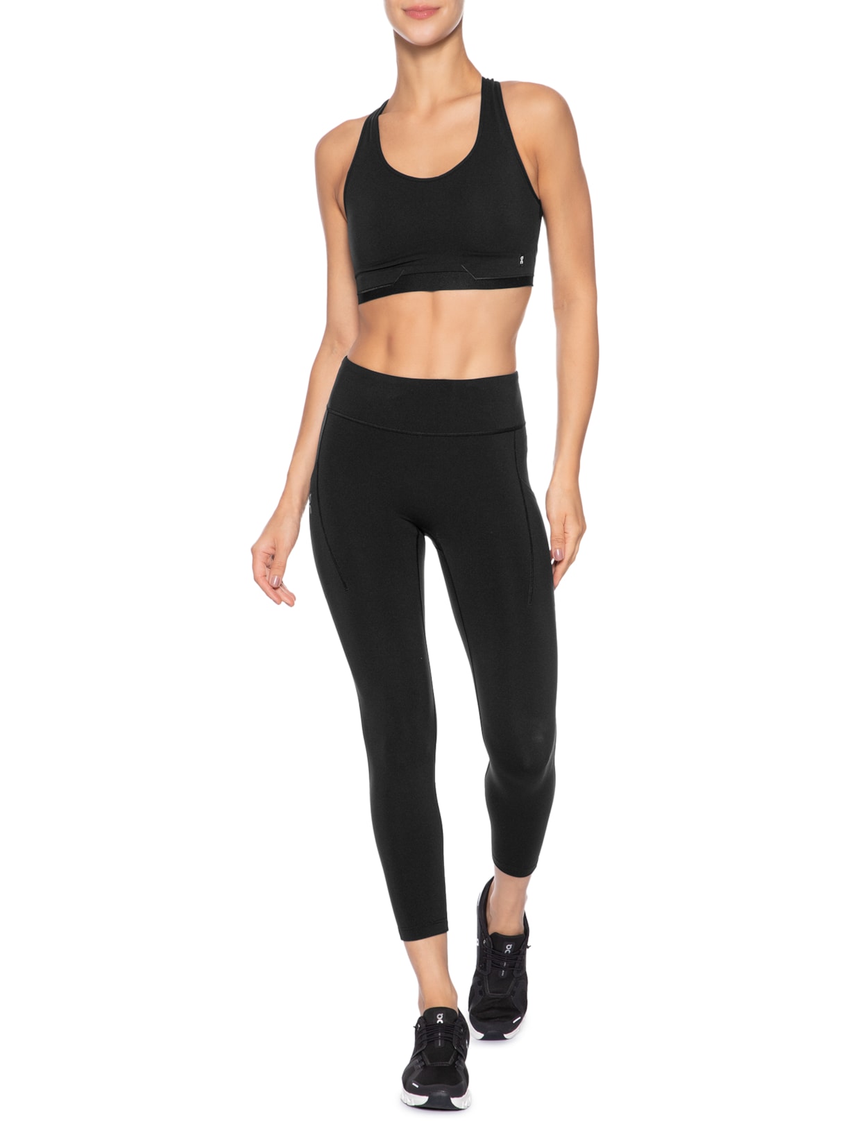 Calça Feminina Legging Performance Tights 7/8 Preto On Running