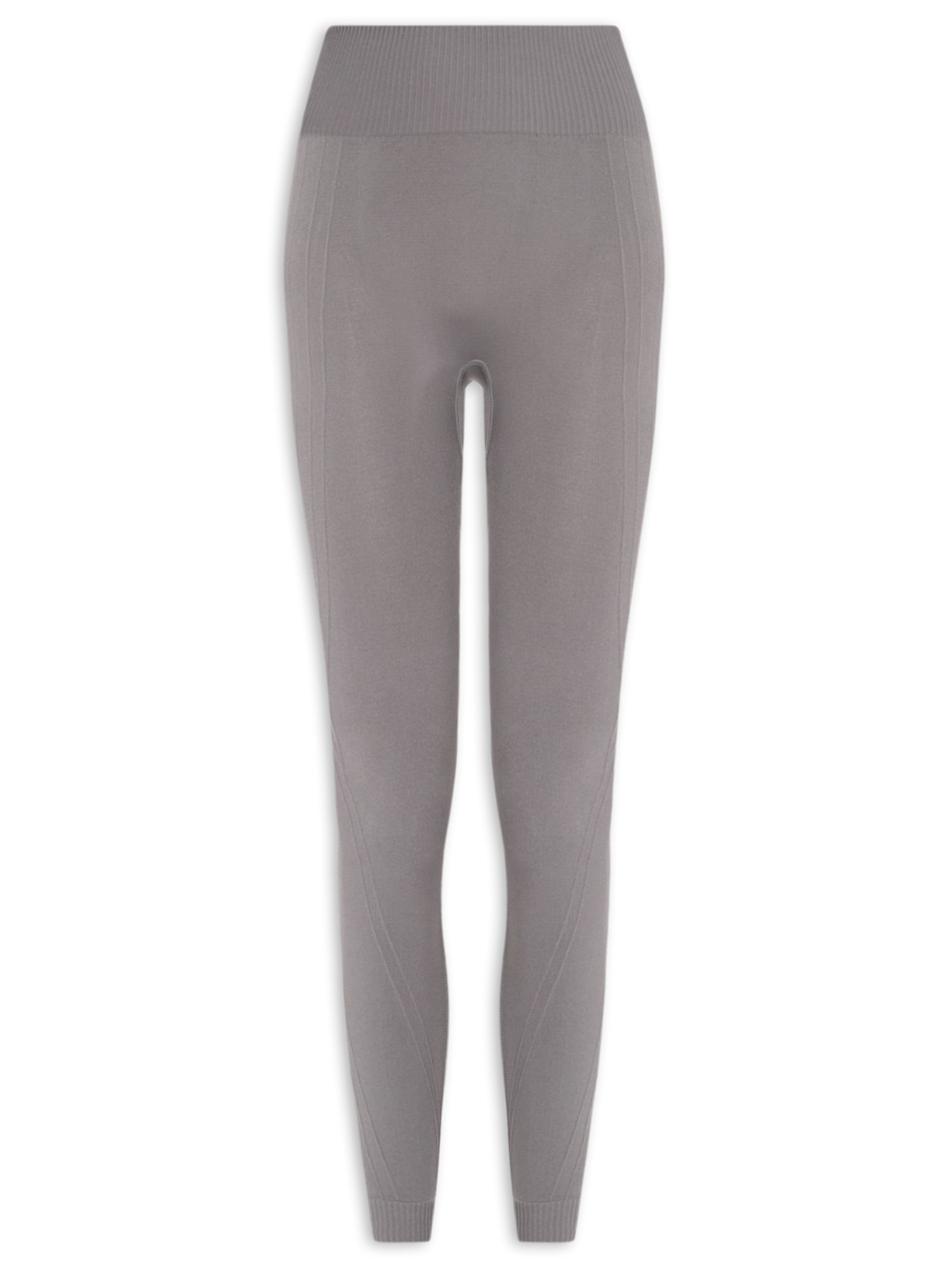 Calça Feminina Legging Poliamida Cinza Basiq
