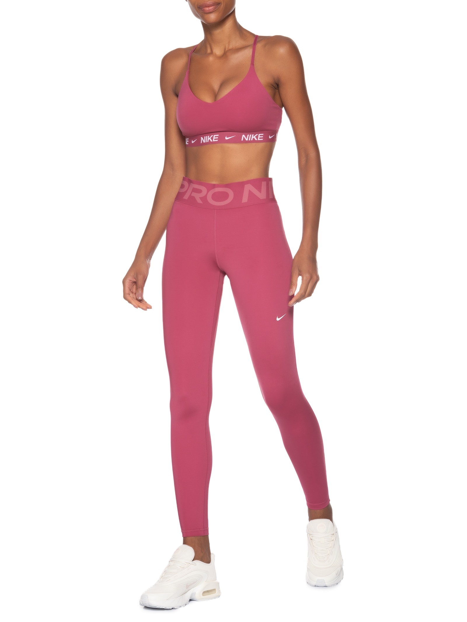 Calça Feminina Legging W Pro Sculplt Df Hr Tight - Rosa - Nike