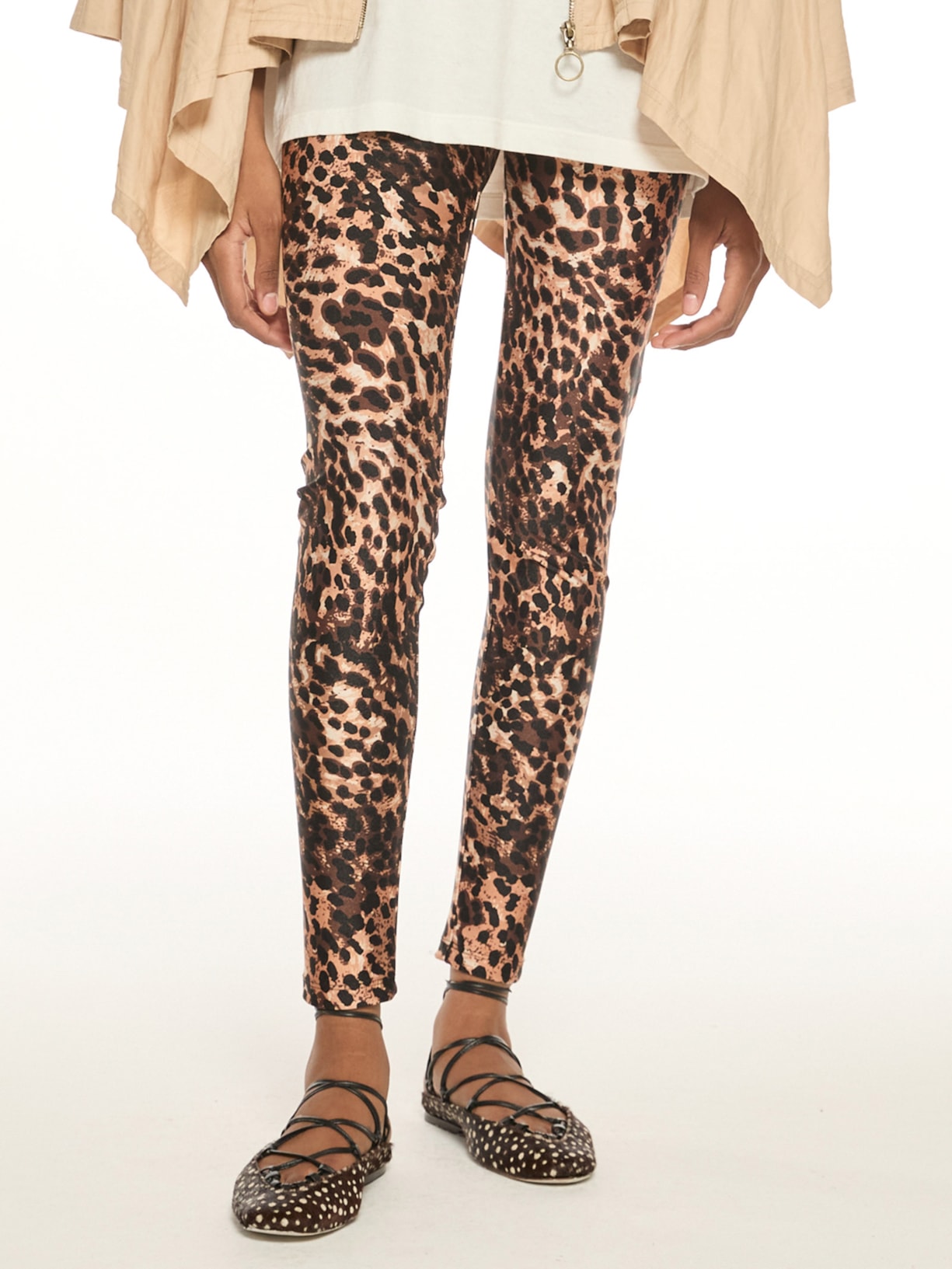 Calça Feminina Legging Wild V27 Animal Print Mixed