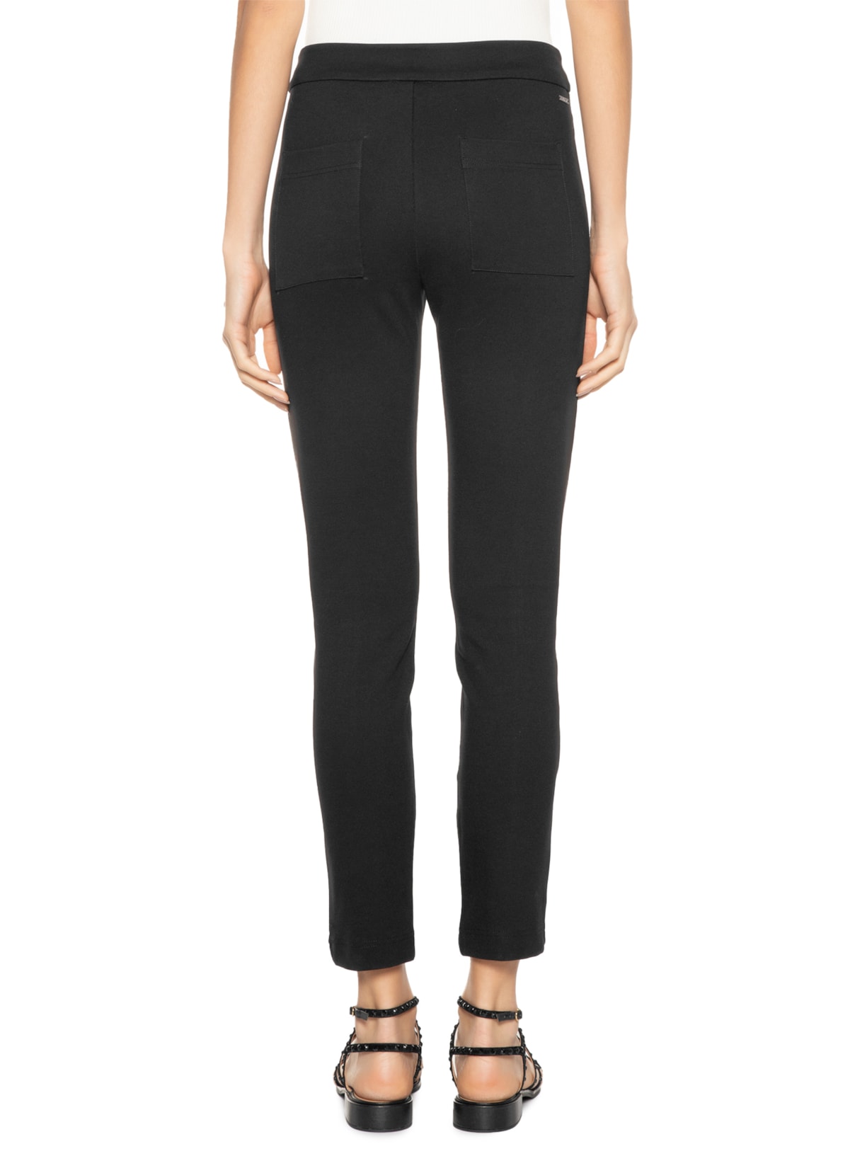 Calça Feminina Legging Zíper Preto Le Lis