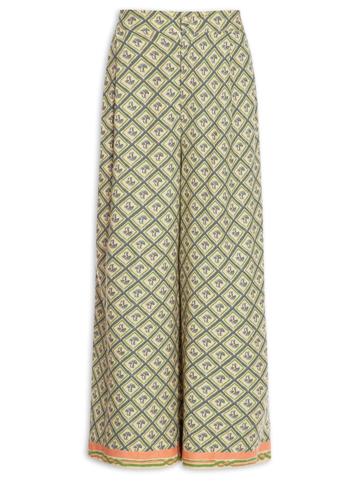 Calça Feminina Lenço Cogumelo - Verde