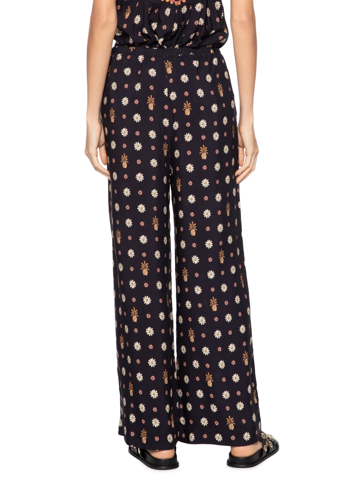 Calça Feminina Lenço Lili Preto Farm