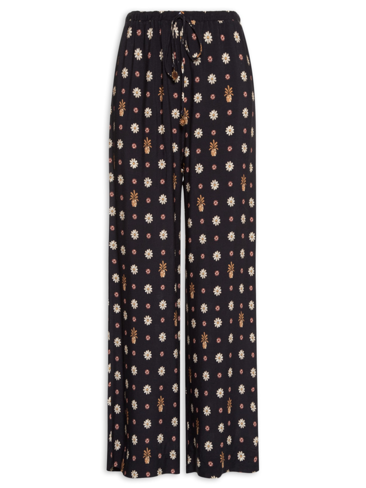 Calça Feminina Lenço Lili Preto Farm