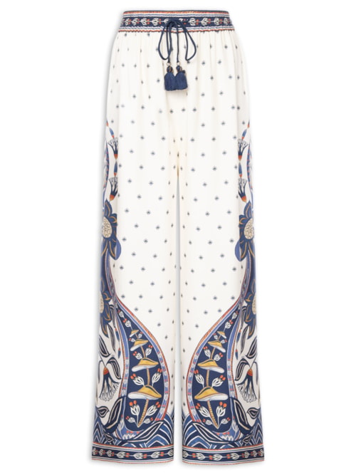 Calça Feminina Lenço Riviera - Azul