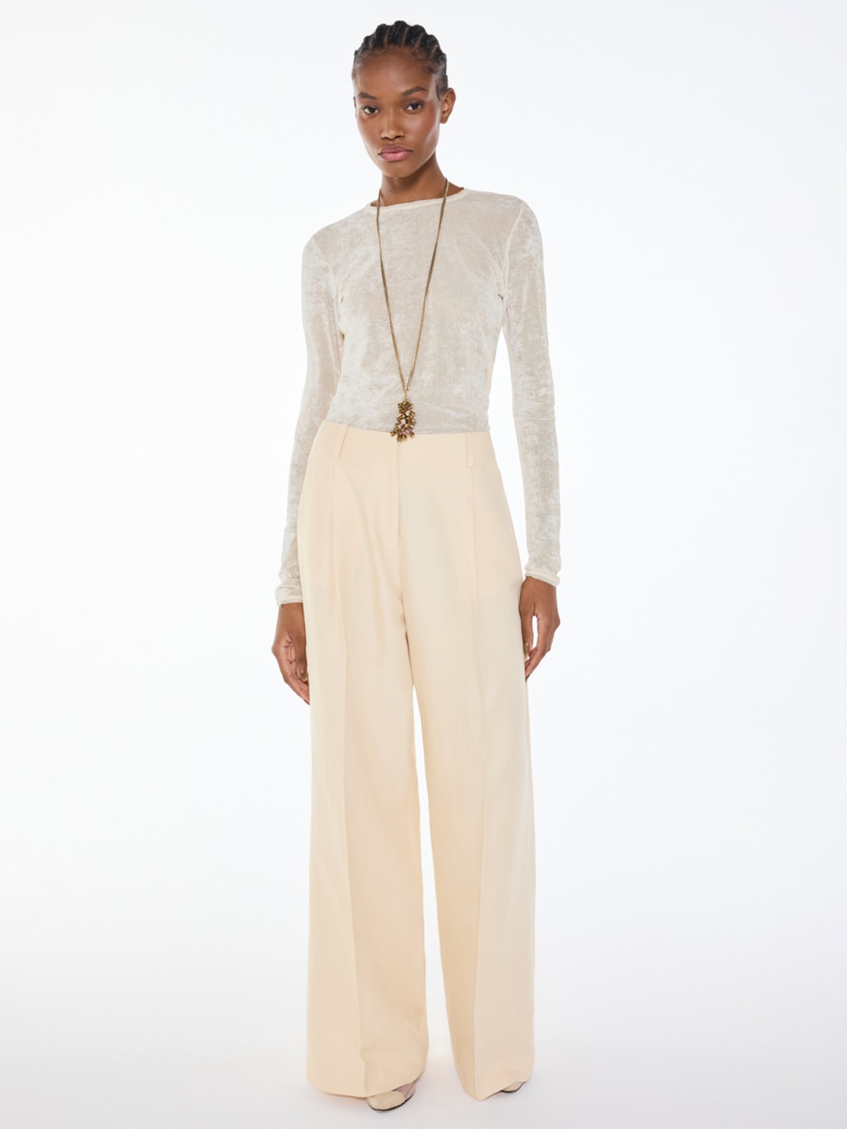 Calça Feminina Leone I26 Bege Mixed