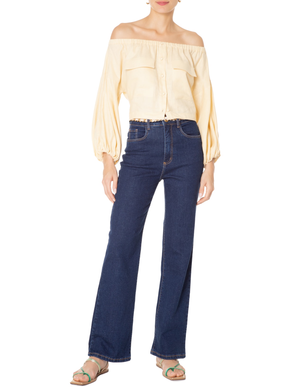 Calça Feminina Leticia Azul Iorane