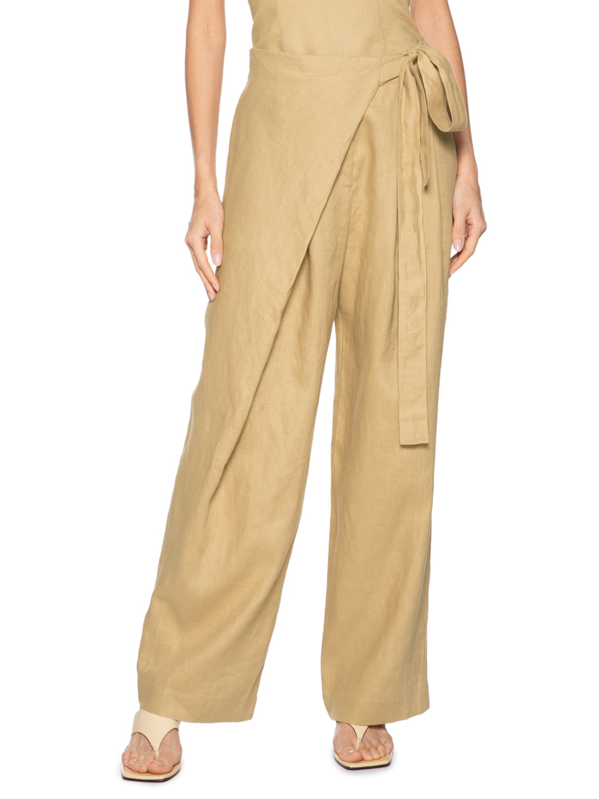 Calça Feminina Leticia Bege Carol Bassi