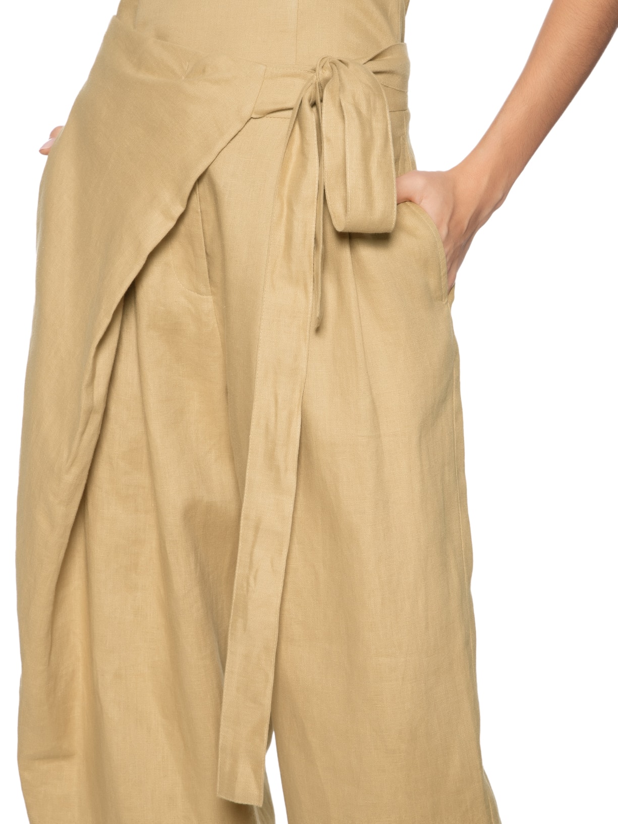 Calça Feminina Leticia Bege Carol Bassi