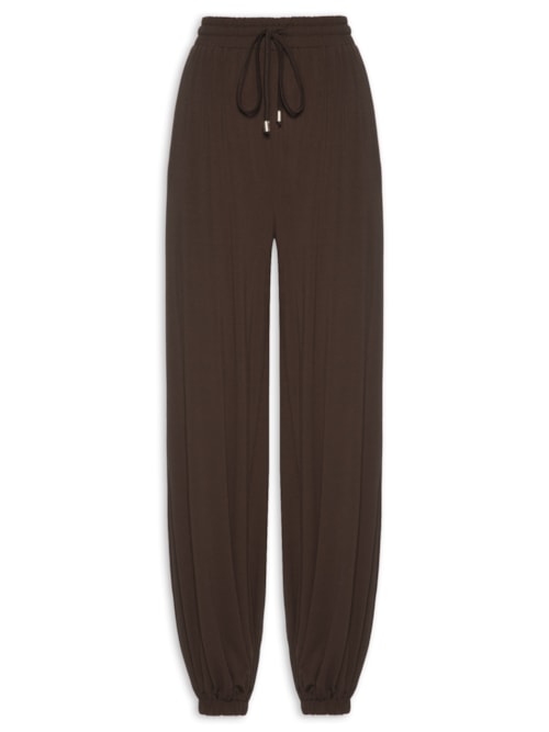Calça Feminina Leve Ballon – Marrom