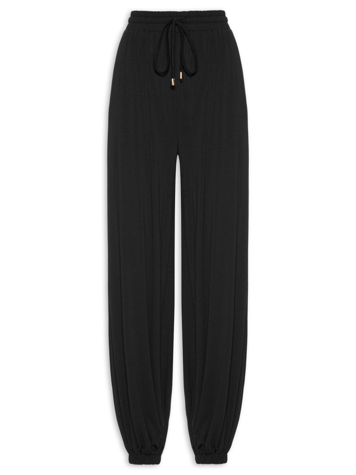Calça Feminina Leve Ballon Preto Basiq