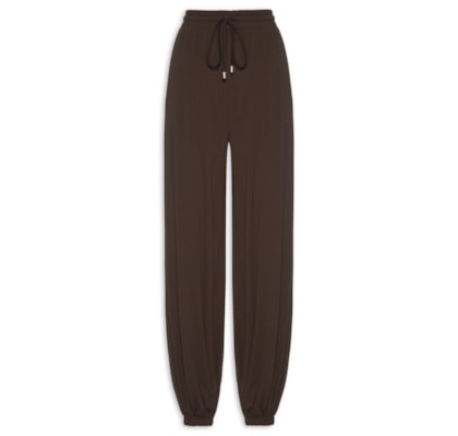 Calça Feminina Leve Ballon – Marrom