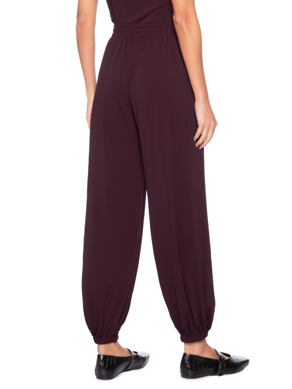 Calça Feminina Leve Ballon – Vermelho Basiq
