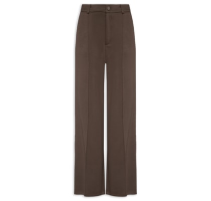 Calça Feminina Leve Reta - Marrom