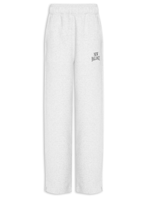 Calça Feminina Linear Heritage Barrel Sweat - Cinza