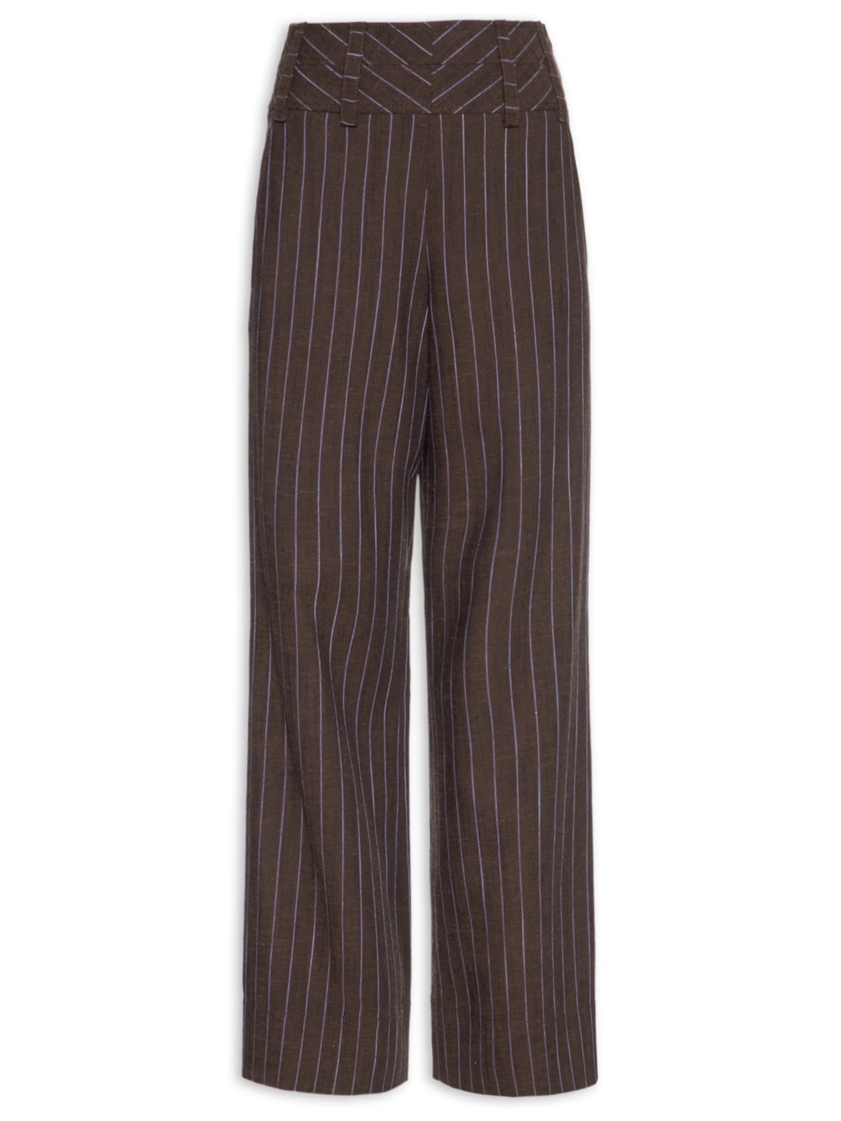 Calça Feminina Linen Fluid Bonnie Marrom Nk