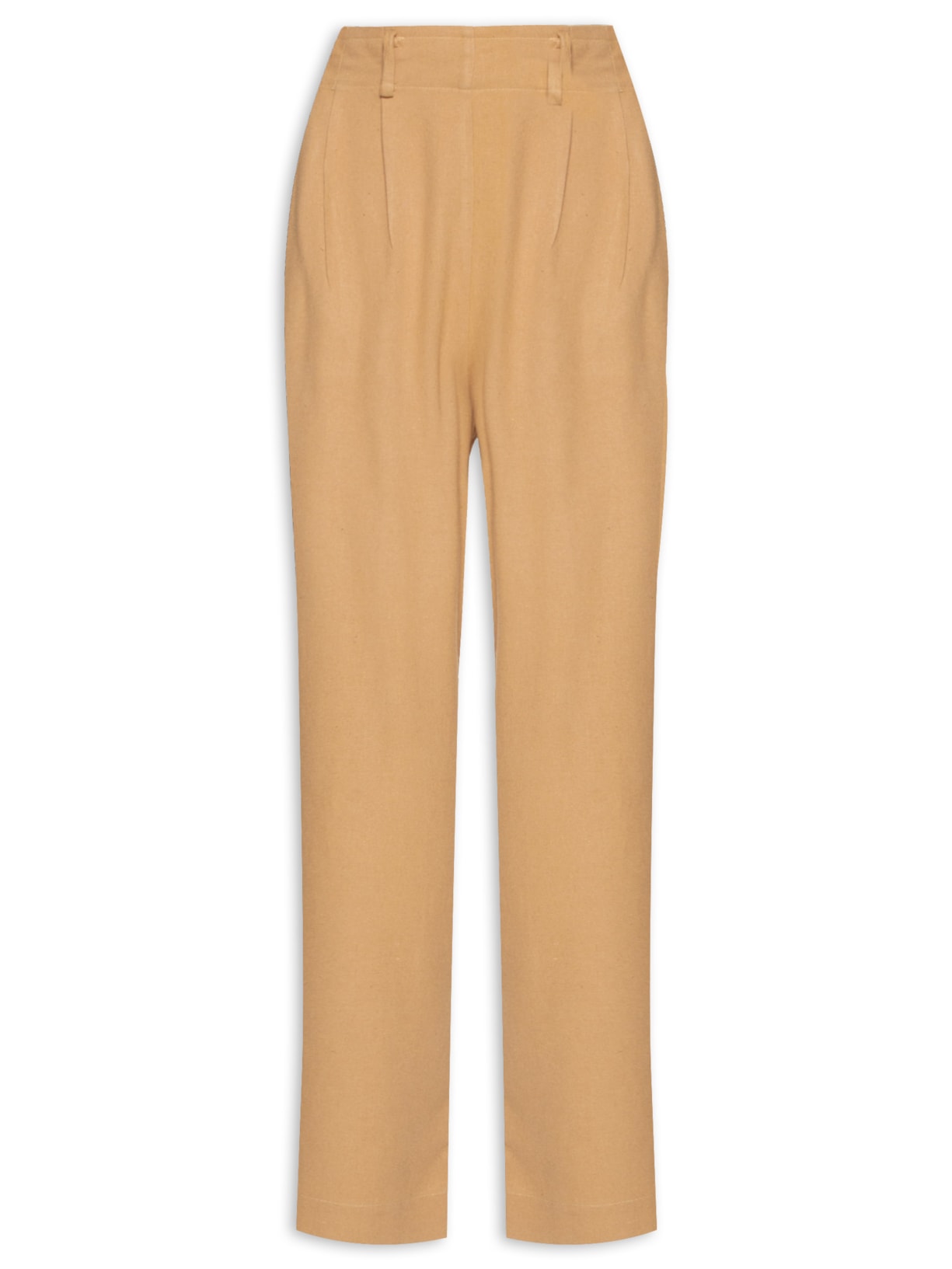 Calça Feminina Linho Cenoura - Bege