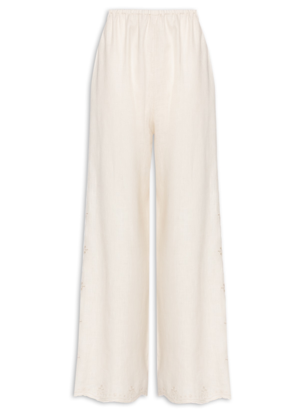 Calça Feminina Linho Classic - Off White