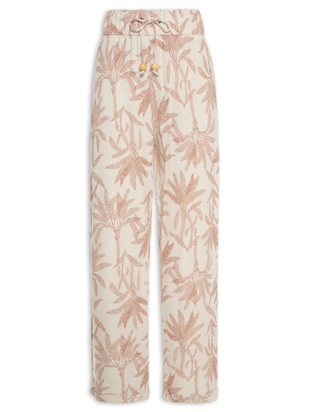 Calça Feminina Linho Jade - Bege