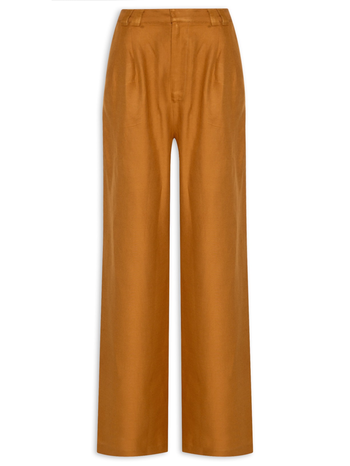 Calça Feminina Linho - Marrom