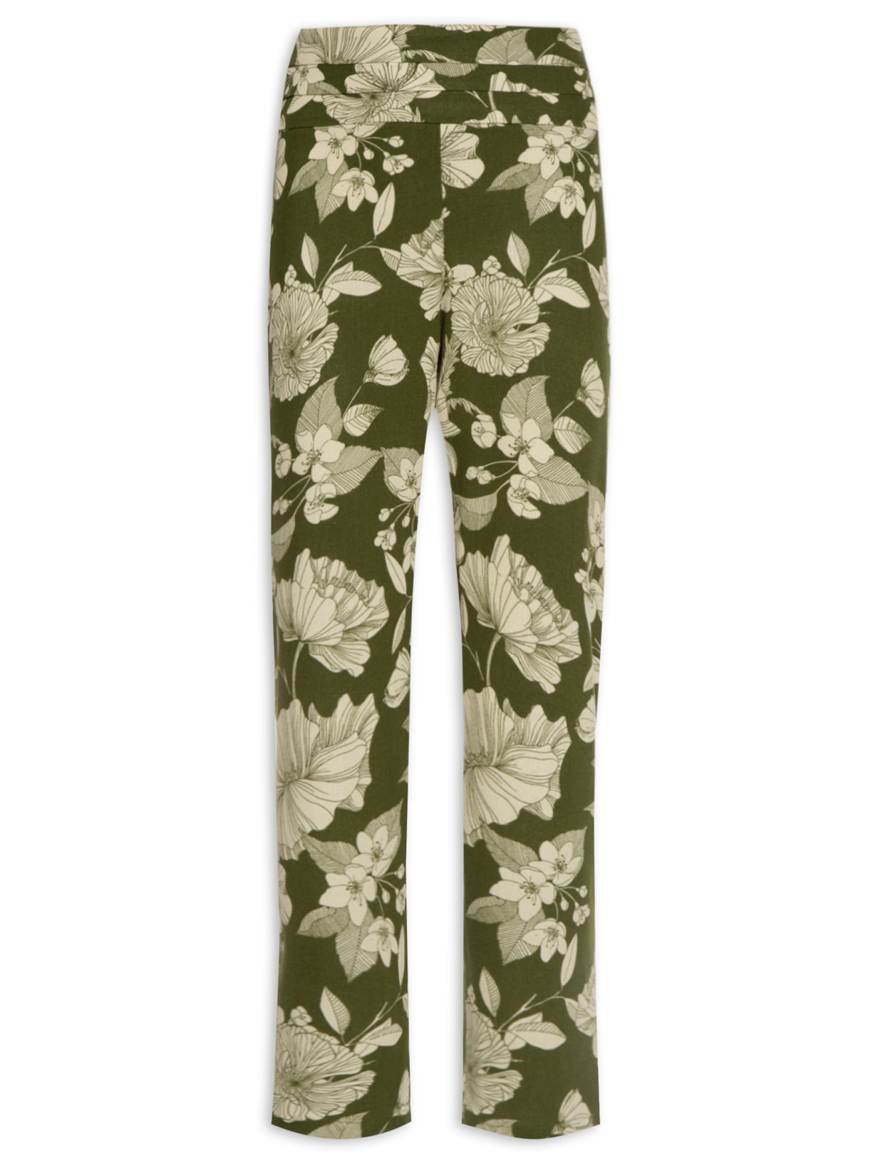 Calça Feminina Linho Misto - Verde