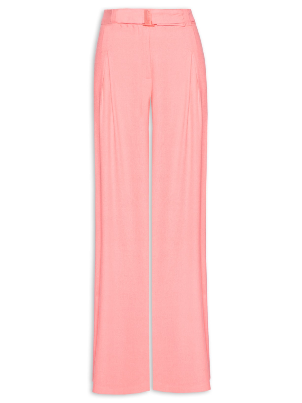 Calça Feminina Linho Strawberry Pregas - Rosa