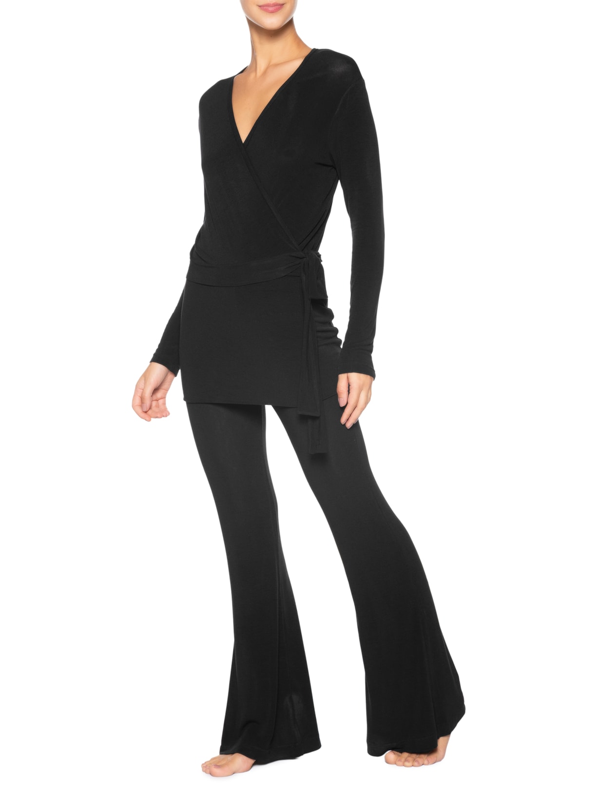 Calça Feminina Lisa Preto Body For Sure