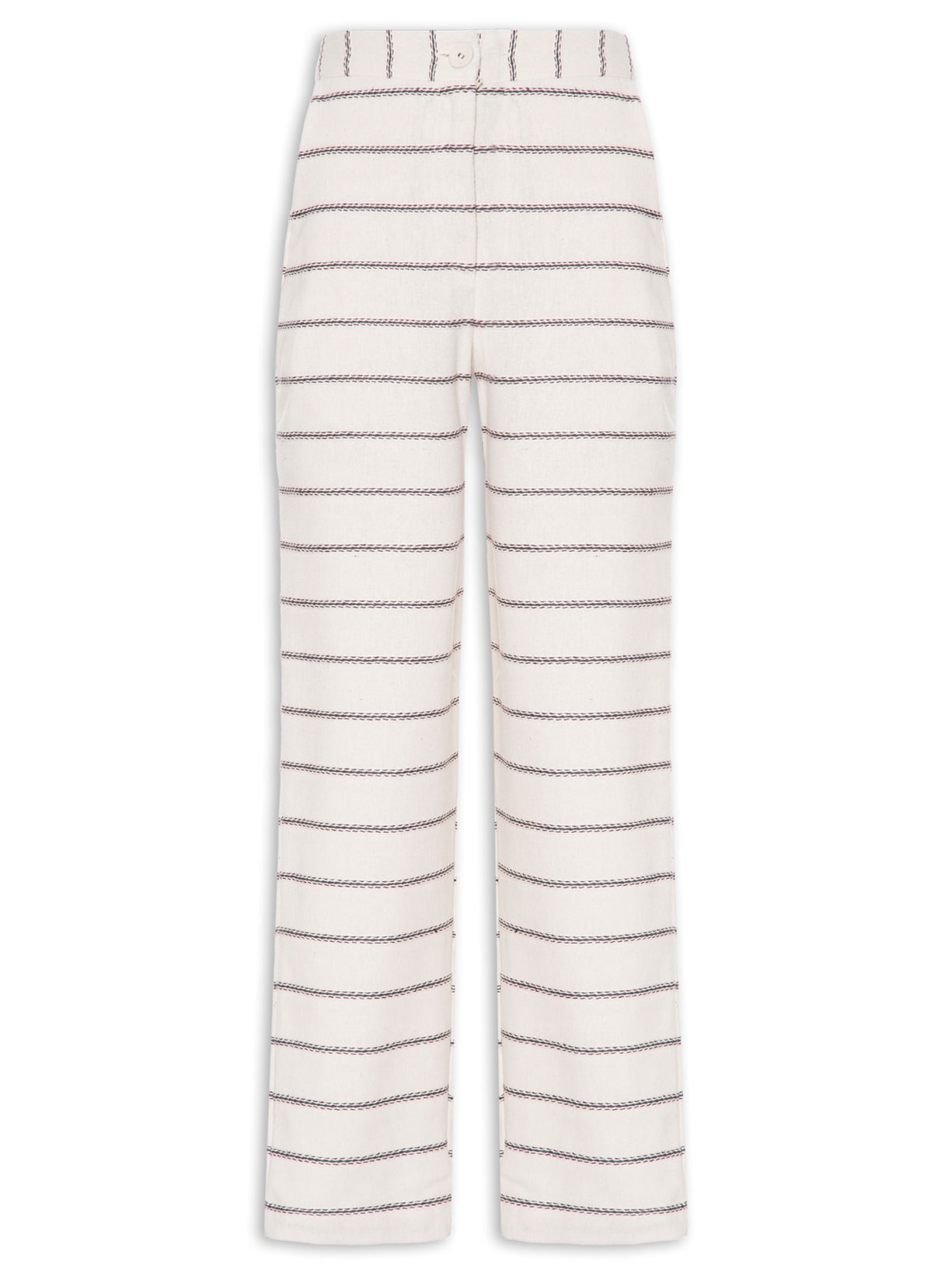 Calça Feminina Listra Pesponto - Bege