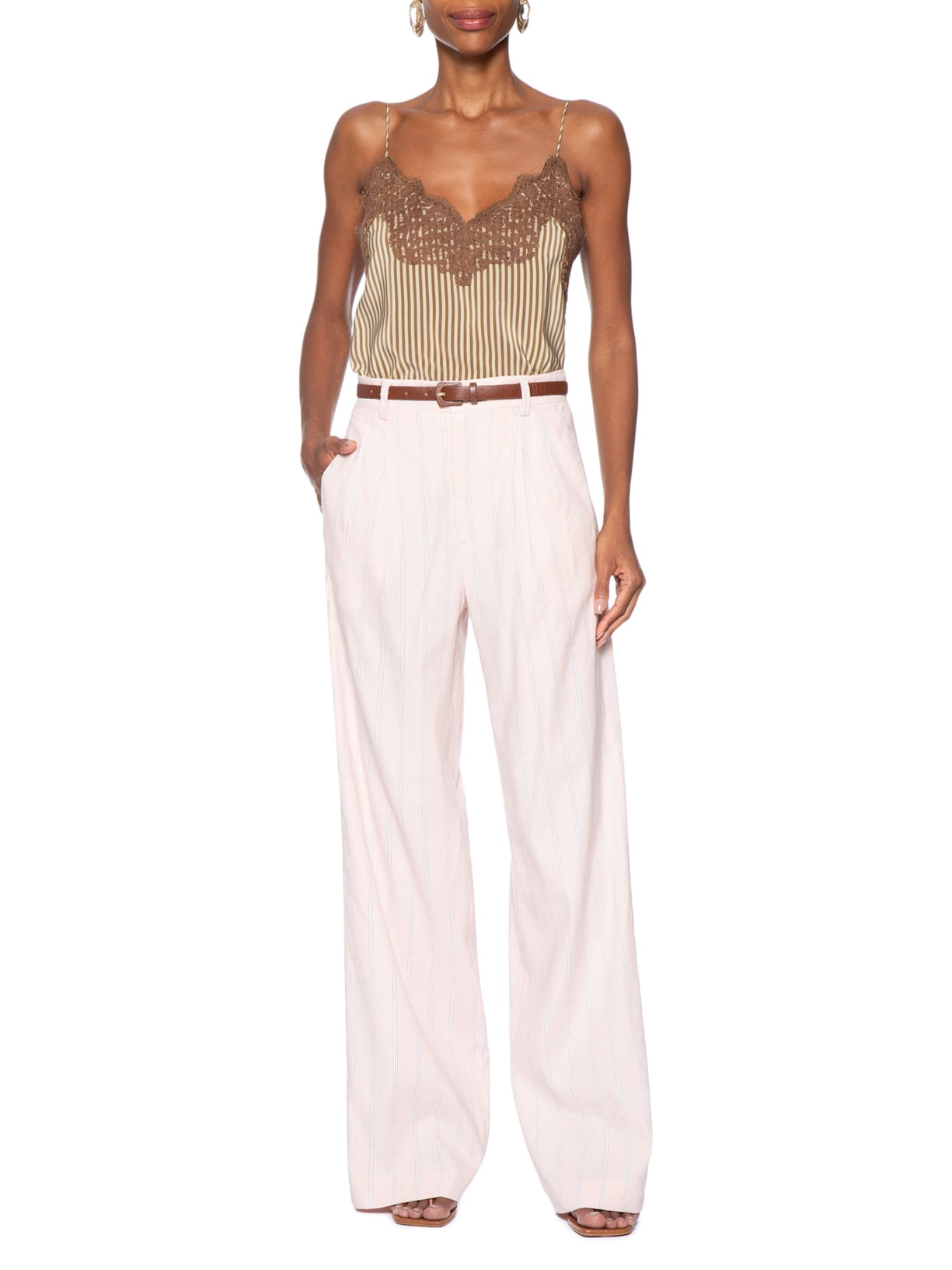 Calça Feminina Listra Rosa Animale