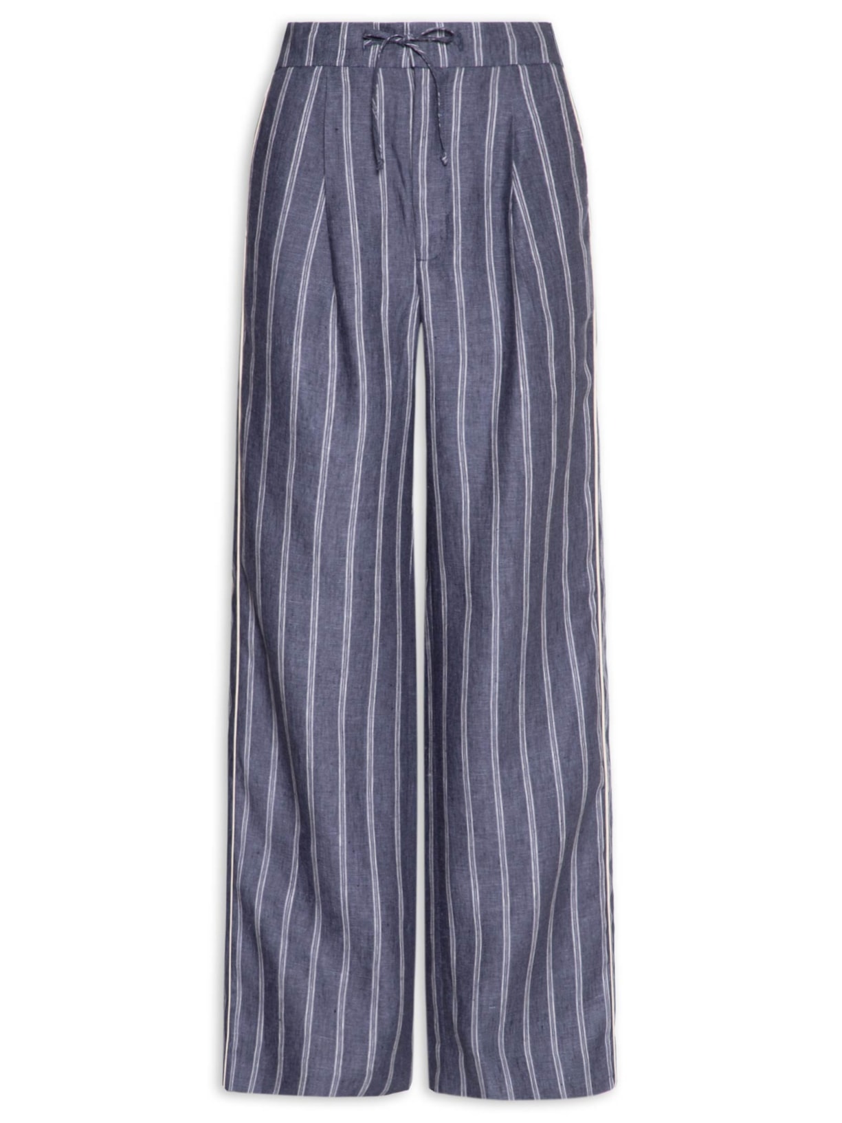 Calça Feminina Listra Vivo Lateral Azul Animale