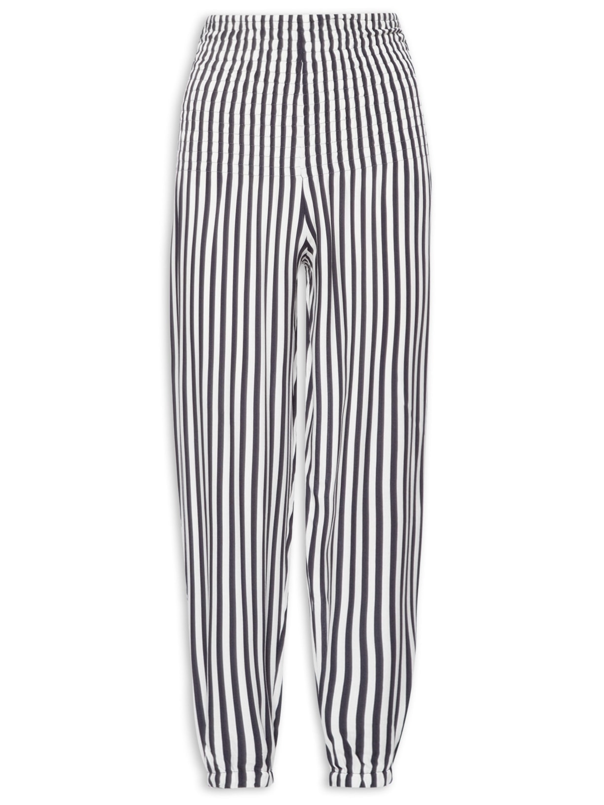 Calça Feminina Listrada Jogger Azul '2Essential