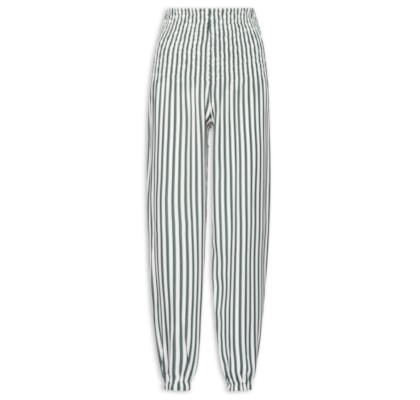 Calça Feminina Listrada Jogger - Verde