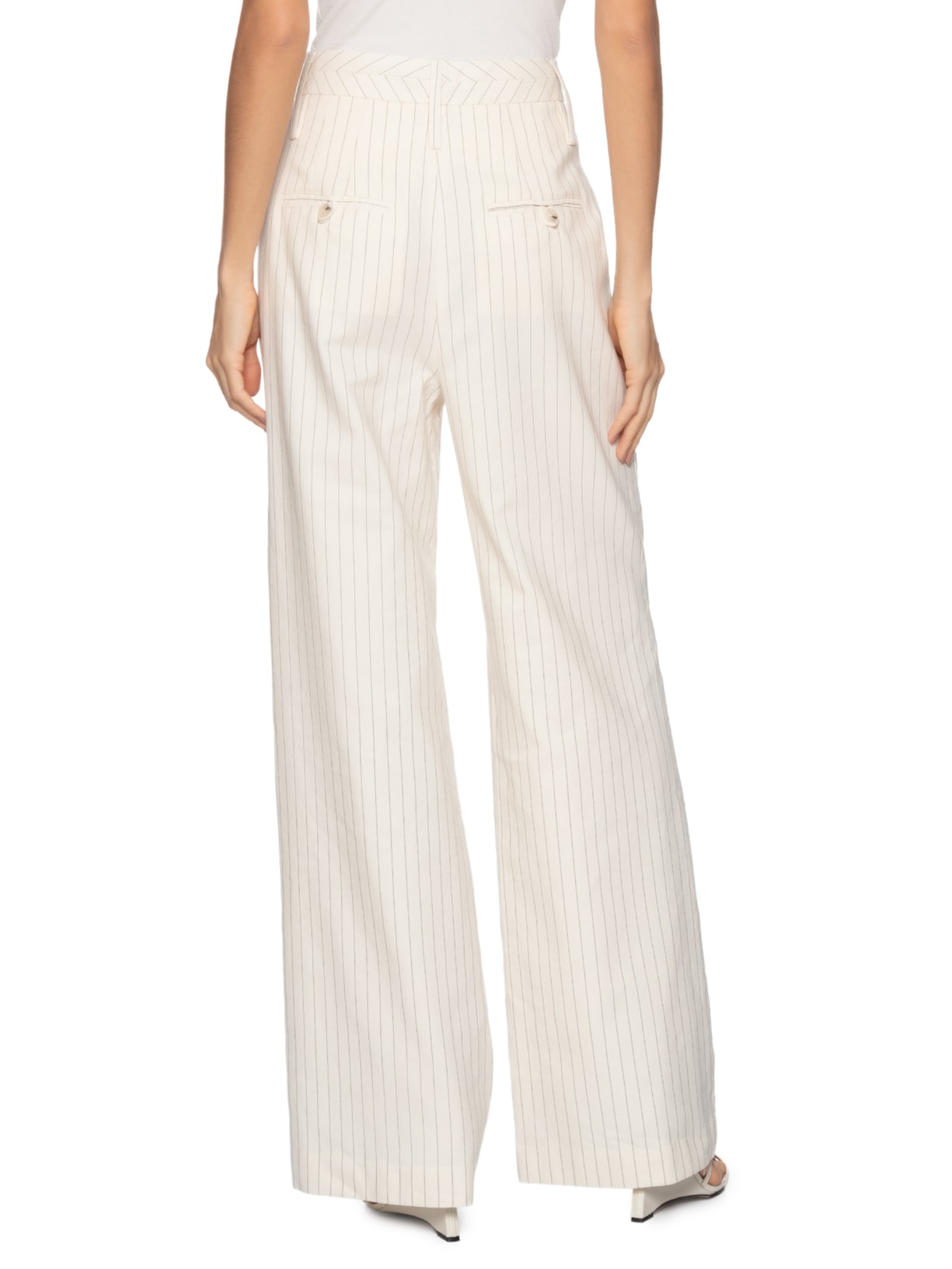 Calça Feminina Listras Abignon Branco Animale