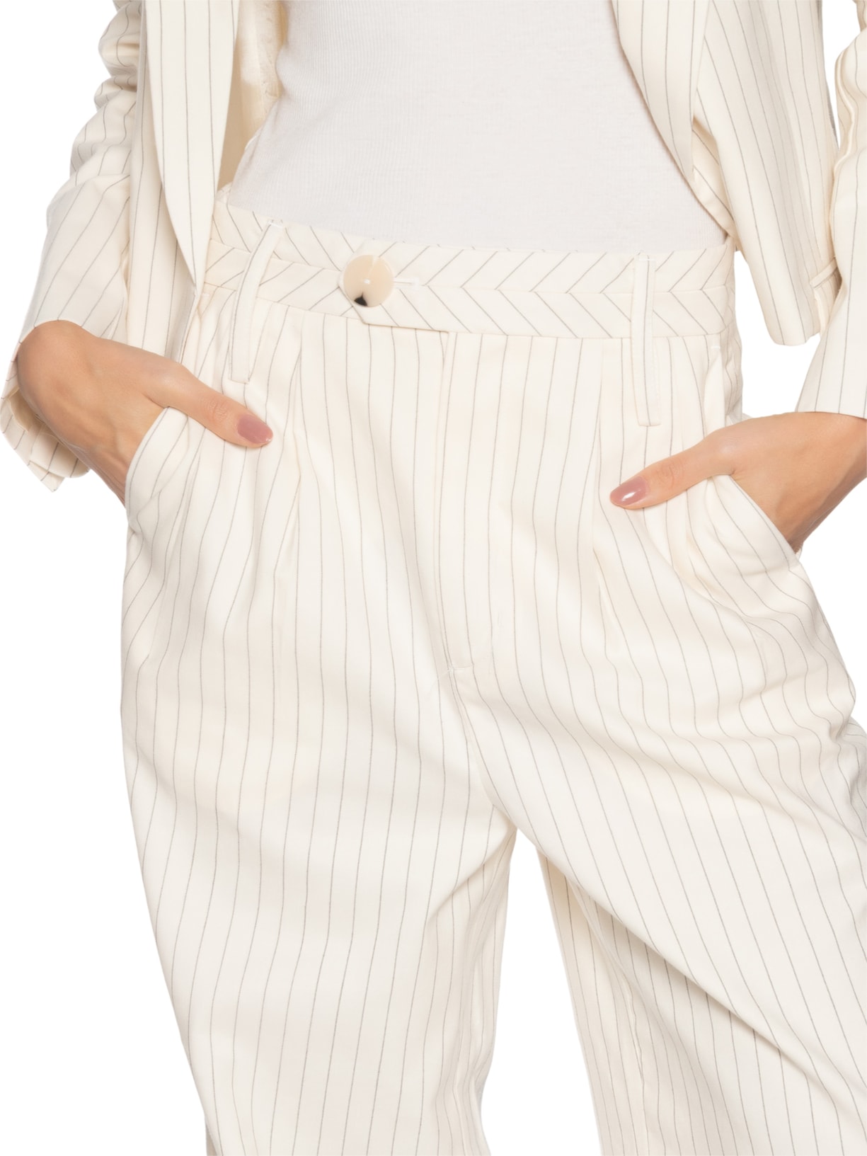 Calça Feminina Listras Abignon Branco Animale