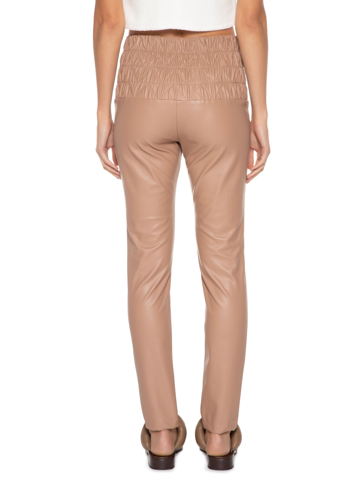 Calça Feminina Lomami Bege A.niemeyer