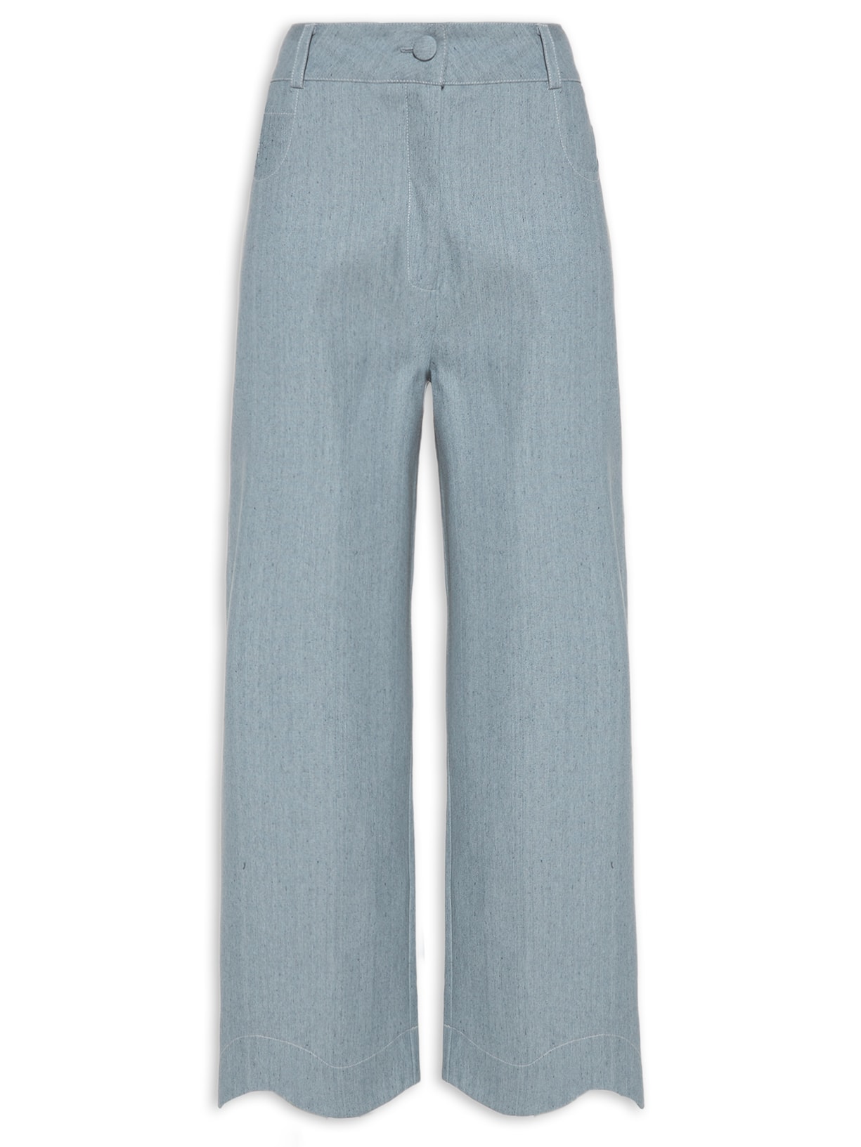 Calça Feminina Lona Azul Aluf