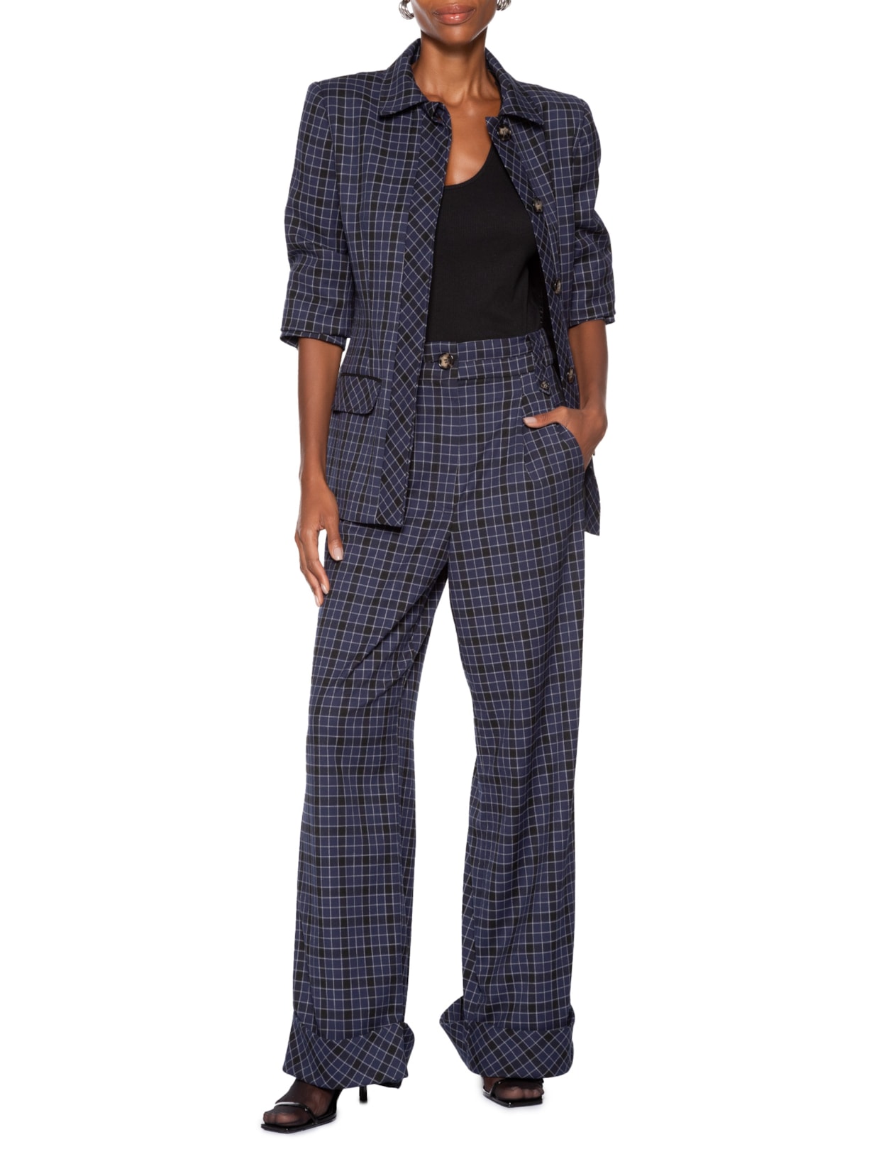 Calça Feminina London Faith Azul Nk