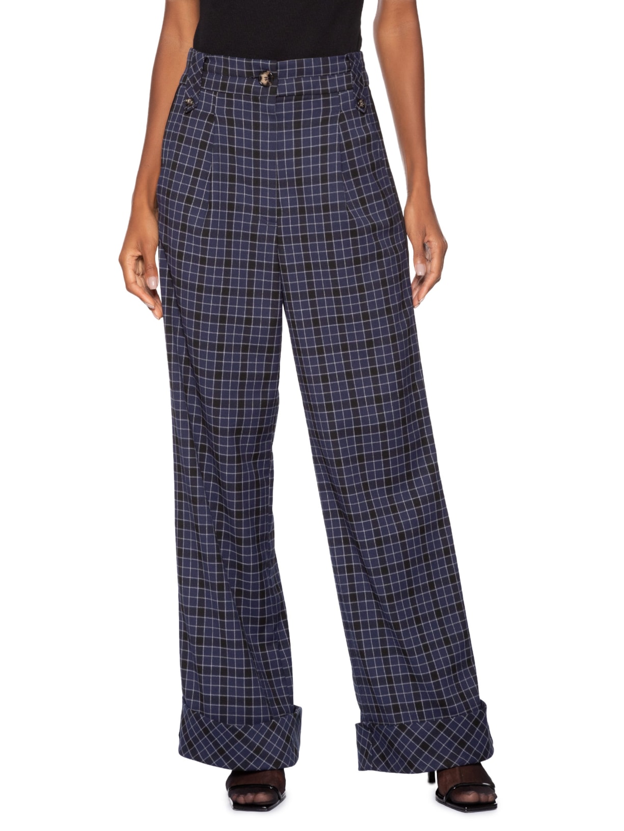 Calça Feminina London Faith Azul Nk